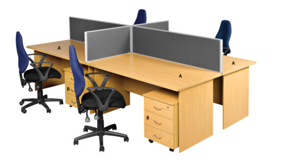 bench-4-way-cluster-oak