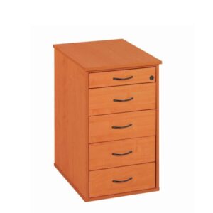 Durban Storage Data Track Slimline Desk height Pedestal